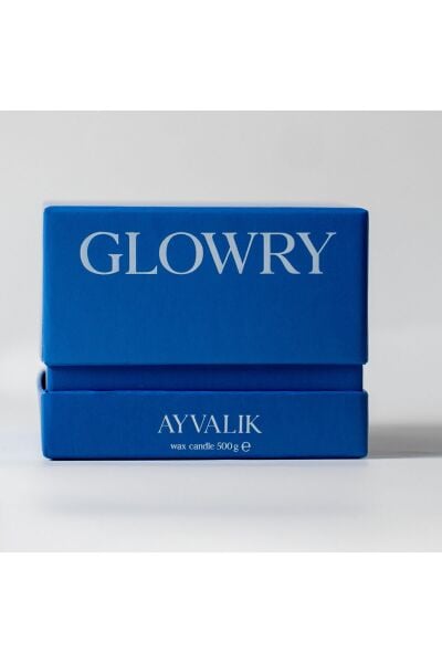 Ayvalık Kokulu Mum – Bergamot & Limon Çiçeği & Sedir Ağacı – 500g - Ahşap Fitilli - El Yapımı