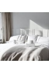 Pillow Kokulu Mum – Lavanta & Pudra & Gardenya – 500g - Ahşap Fitilli - El Yapımı