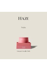 Haze Kokulu Mum – Pudra – 500g - Ahşap Fitilli - El Yapımı Pembe - 10 X 12