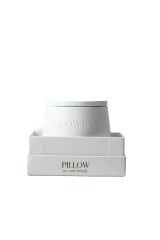 Pillow Kokulu Mum – Lavanta & Pudra & Gardenya – 500g - Ahşap Fitilli - El Yapımı Beyaz - 10 X 12